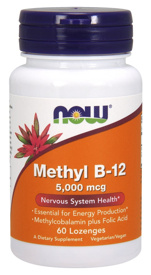 Methyl B-12 with Folic Acid – 60 Lozenges
