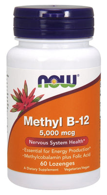 Methyl B-12 with Folic Acid – 60 Lozenges