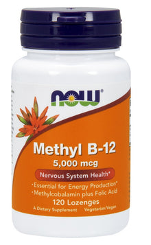 NOW Foods Methyl B-12 with Folic Acid — 120 Lozenges