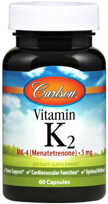 Vitamin K2 MK-4 by Carlson Labs