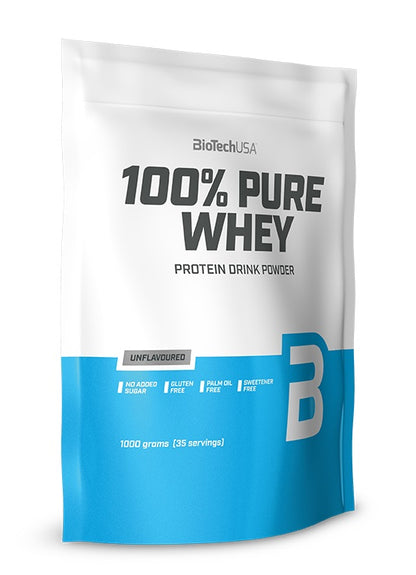 BioTechUSA 100% Pure Whey — Unflavoured/ 1000 grams