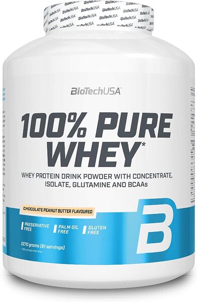 BioTechUSA 100% Pure Whey — Chocolate Peanut Butter / 2270 grams