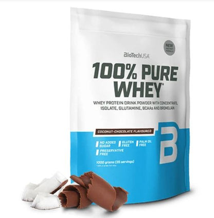 BioTechUSA 100% Pure Whey — Caramel Cappuccino/ 1000 grams