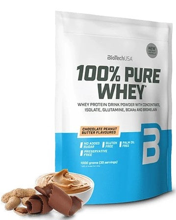 BioTechUSA 100% Pure Whey — Chocolate Peanut Butter / 1000 grams