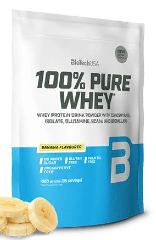BioTechUSA 100% Pure Whey — Banana / 1000 grams
