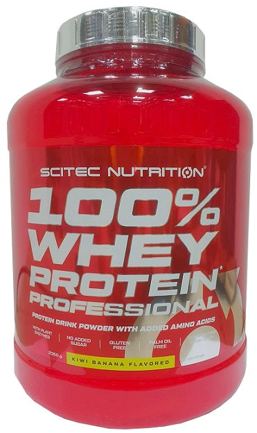 SciTec 100% Whey Protein Professional — Kiwi-Banana / 2350 grams