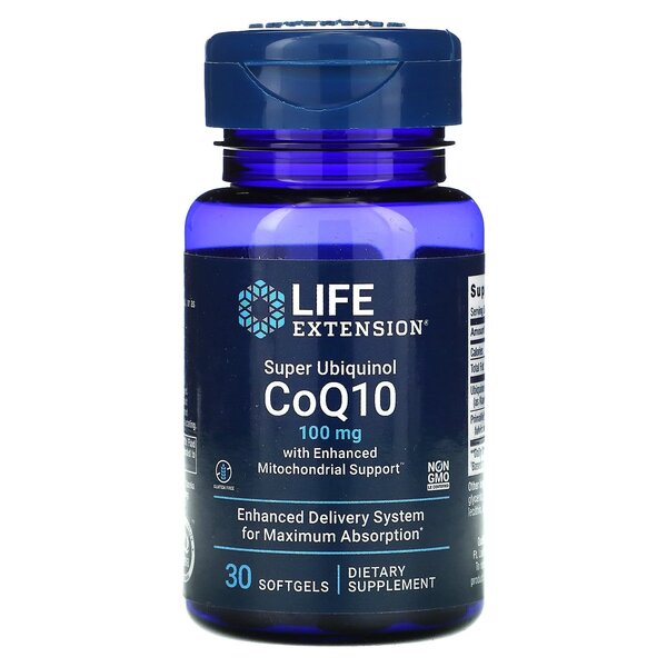Super Ubiquinol CoQ10 – Enhanced / 100 mg / 30 Softgels
