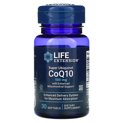 Super Ubiquinol CoQ10 – Enhanced / 100 mg / 30 Softgels