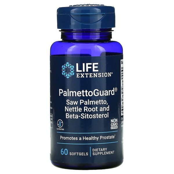 PalmettoGuard Saw Palmetto with Beta-Sitosterol – 60 Softgels