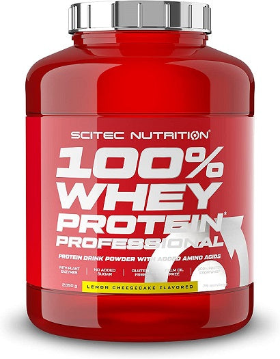 SciTec 100% Whey Protein Professional — Lemon Cheescake / 2350 grams