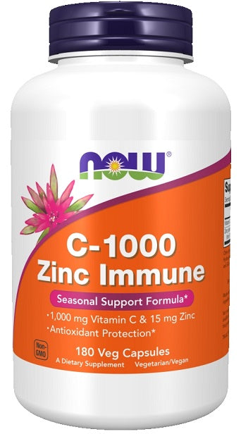 C-1000 Zinc Immune by NOW Foods – product image 2