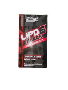 Nutrex Lipo-6 Black Ultra Concentrate Extreme Potency 60 Capsules