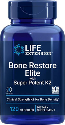 Bone Restore Elite with Super Potenet K2 - 120 caps