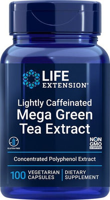 Lightly Caffeinated Mega Green Tea Extract by Life Extension