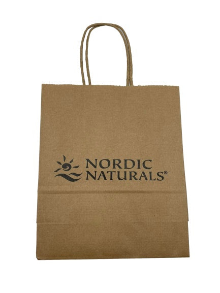 Nordic Naturals Paper Bag, Small Logo - Small