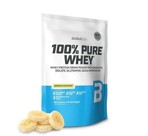100% Pure Whey, Banana (EAN 5999076238385) - 454g