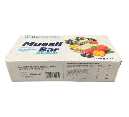 Muesli Bar + L-Carnitine by Allnutrition