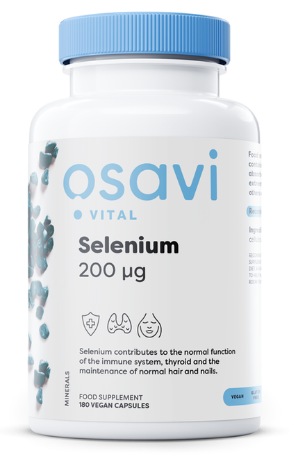 Osavi Selenium 200 mcg 180 vegan capsules