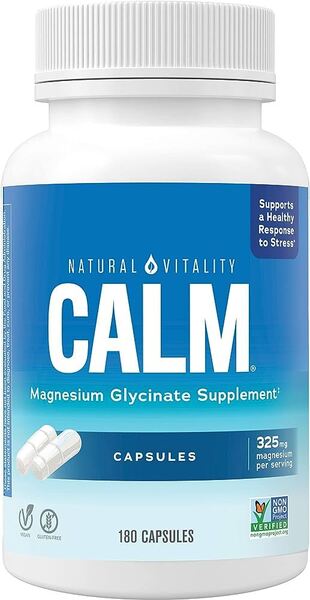 Calm Magnesium Glycinate by Natural Vitality – product image 3