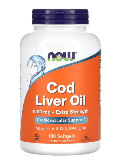 Cod Liver Oil by NOW Foods – product image 2