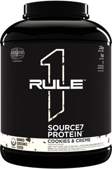 Source7 Protein, Cookies & Creme Gelato - 2280g