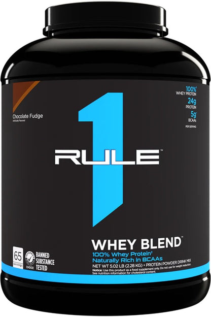 Rule One R1 Whey Blend — Chocolate Fudge / 2280 grams