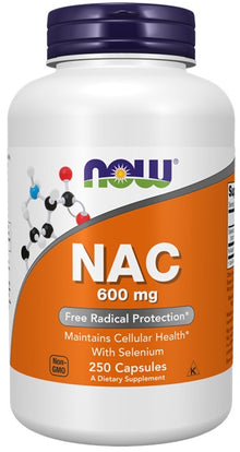 NAC with Selenium, 600mg - 250 caps