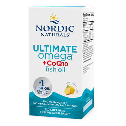 Ultimate Omega + CoQ10, 1280mg Lemon