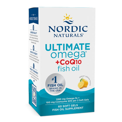 Ultimate Omega + CoQ10, 1280mg Lemon