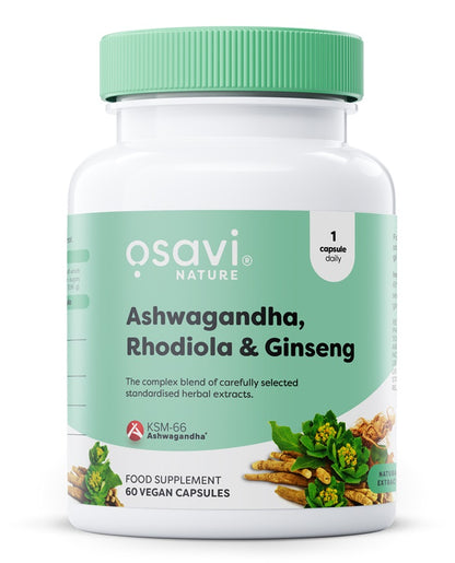 Ashwagandha + Rhodiola & Ginseng by Osavi