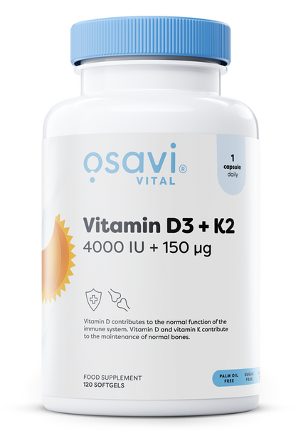 Vitamin D3 + K2 by Osavi – product image 4