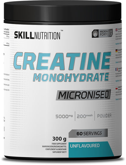 Micronised Creatine Monohydrate Unflavoured by Skill Nutrition