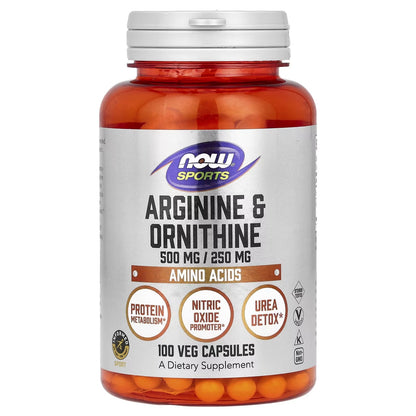 Arginine & Ornithine by NOW Foods