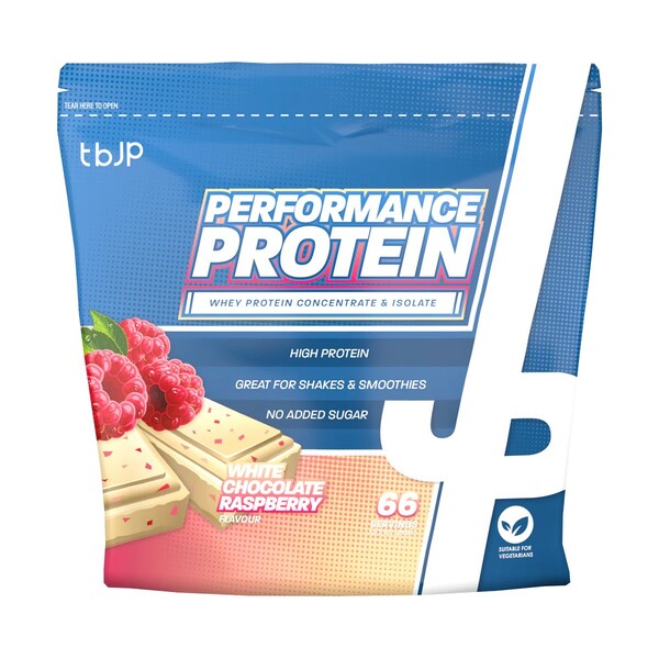 Trained by JP Performance Protein — White Chocolate Raspberry / 2000 grams