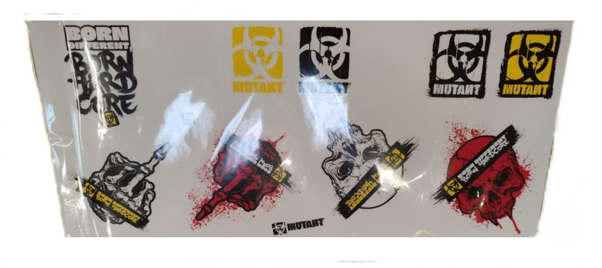 Born Hardcore - 11 pack stickers