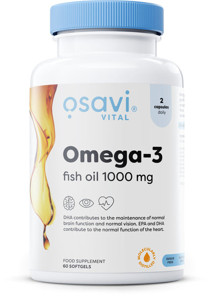 Omega-3 Fish Oil Molecularly Distilled by Osavi