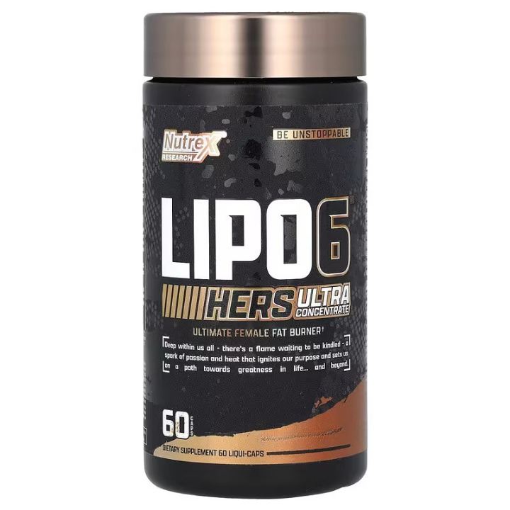 Nutrex Lipo-6 Black Hers Ultra Concentrate 60 Liquid Capsules
