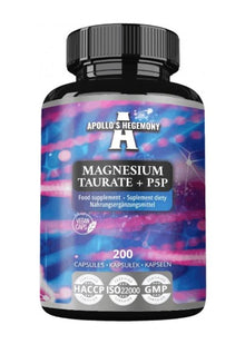 Magnesium Taurate + P5P - 200 caps