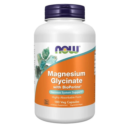 Magnesium Glycinate with BioPerine by NOW Foods – product image 2