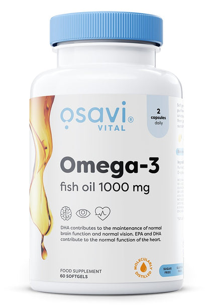 Omega-3 Fish Oil Molecularly Distilled by Osavi – product image 2