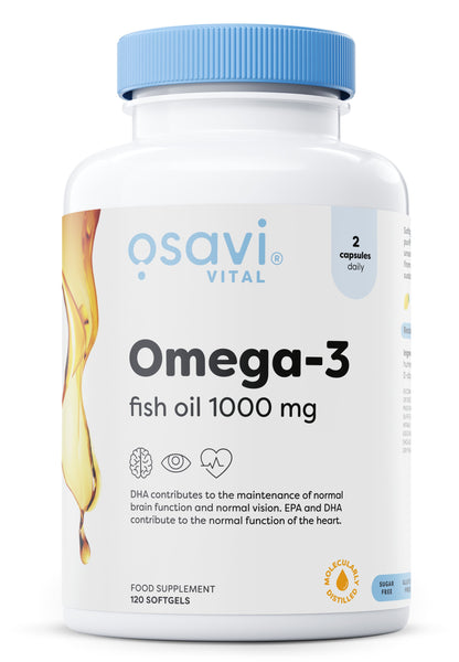 Omega-3 Fish Oil Molecularly Distilled by Osavi – product image 3