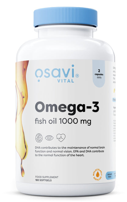 Omega-3 Fish Oil Molecularly Distilled by Osavi – product image 5