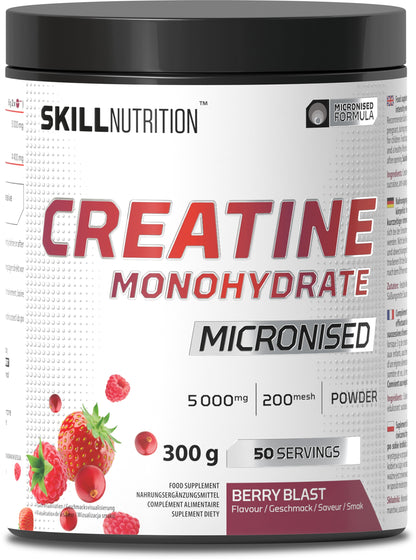 Micronised Creatine Monohydrate Flavoured by Skill Nutrition