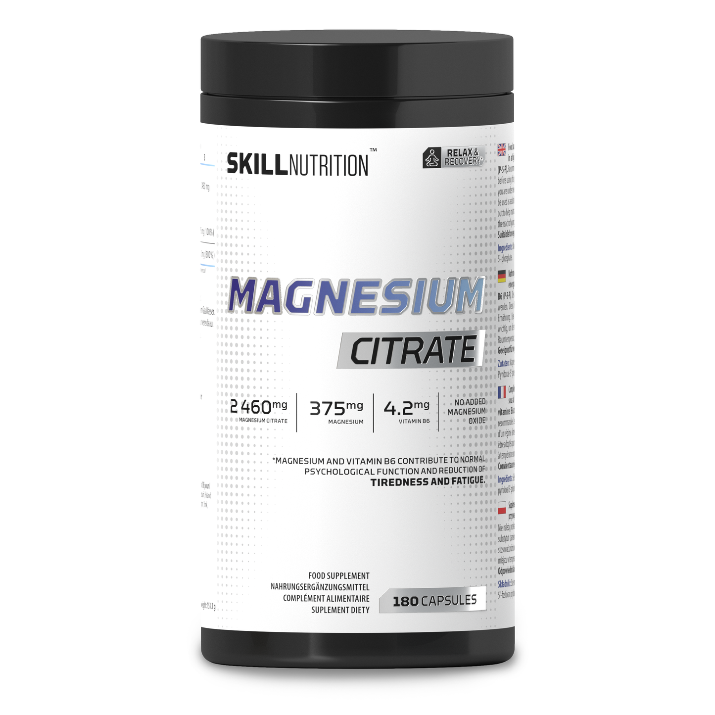 Magnesium Citrate - 180 caps