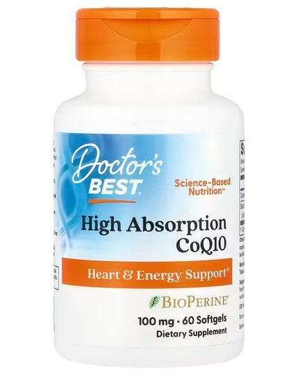 High Absorption CoQ10 with BioPerine
