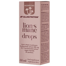 Mushrooms Lion's Mane Drops by Allnutrition