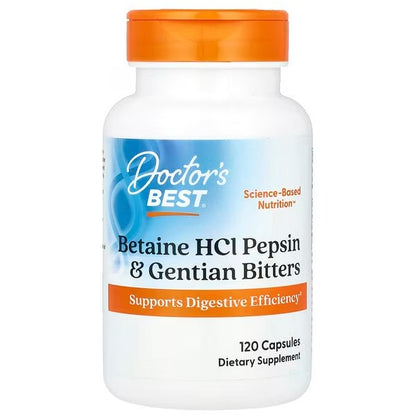 Betaine HCl Pepsin & Gentian Bitters by Doctor's Best