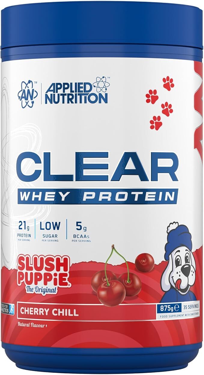 Applied Nutrition Clear Whey Protein Slush Puppie Cherry Chill 875g