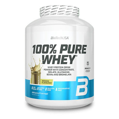 BioTechUSA 100% Pure Whey — Banana/ 2000 grams