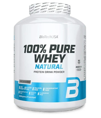 BioTechUSA 100% Pure Whey — Unflavoured / 2000 grams